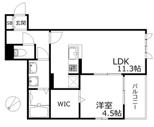 MINT甲子園五番町の物件間取画像